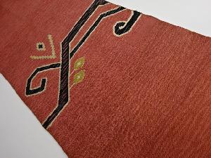 リサイクル　抽象模様織り出し名古屋帯